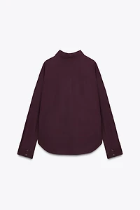OVERSIZED POPLIN SHIRT