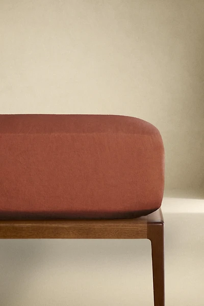 WASHED LINEN FITTED SHEET | 11.8" THICK (140 GXM²)