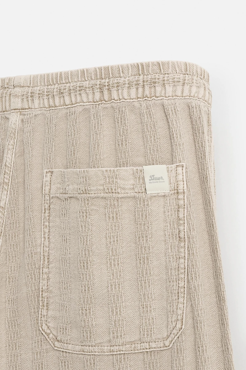 JACQUARD RELAXED FIT PANTS