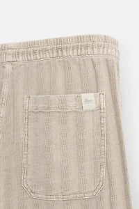 JACQUARD RELAXED FIT PANTS