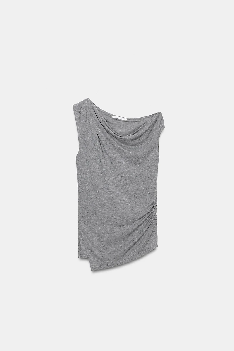 DRAPED ASYMMETRIC TOP