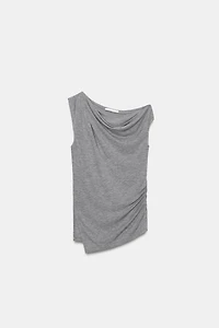 DRAPED ASYMMETRIC TOP
