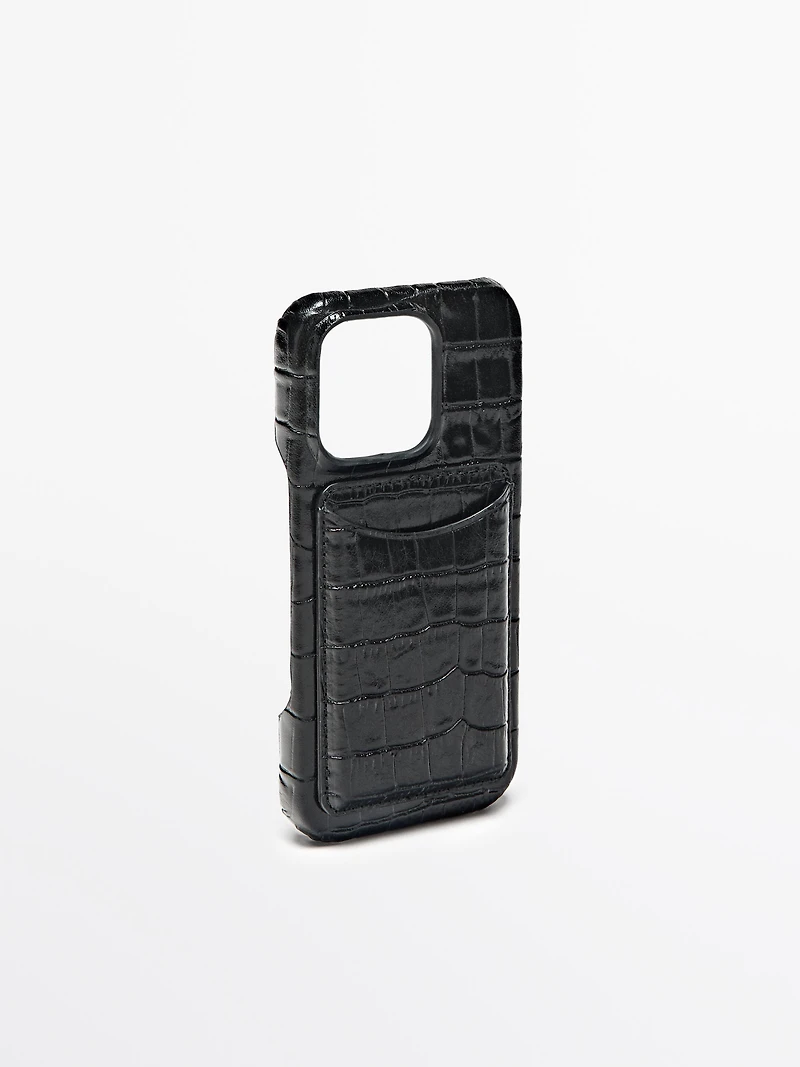 Nappa leather iPhone 16 Pro case