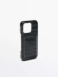 Nappa leather iPhone 16 Pro case