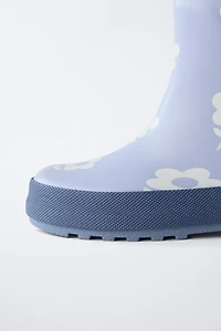 FLORAL RAIN BOOTS