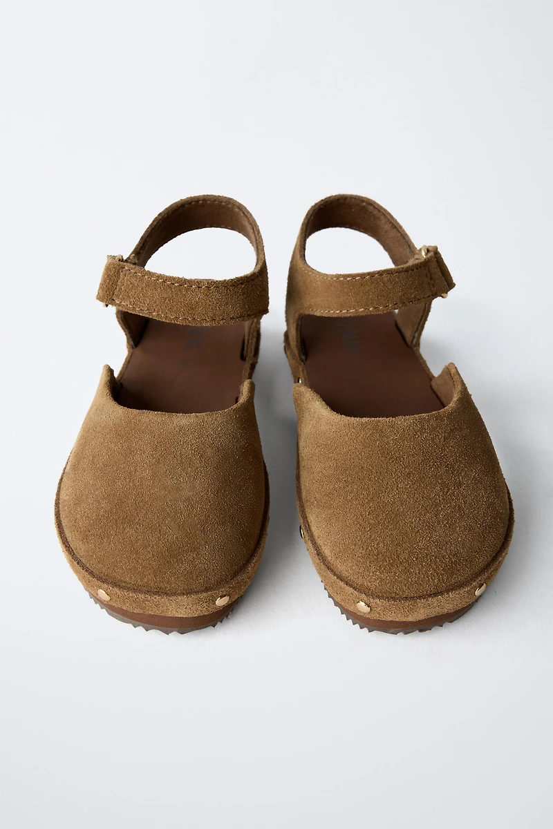 LEATHER CLOGS