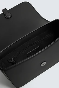 RUBBERIZED TEXTURE CROSSBODY BAG