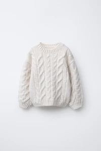 CABLE KNIT SWEATER
