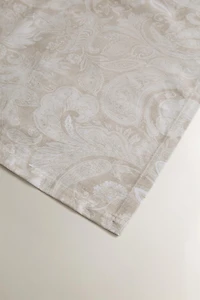 PAISLEY PRINT RESIN-COATED TABLECLOTH