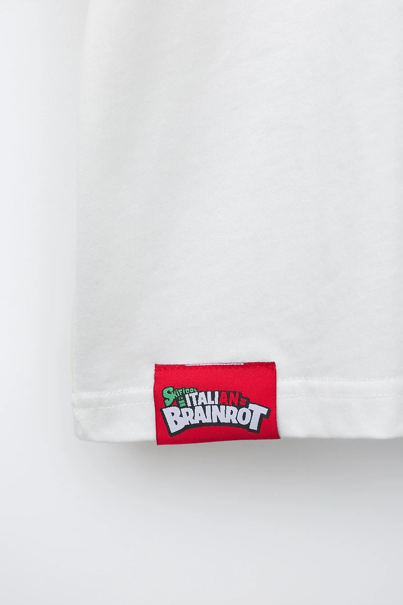 SIX SEVEN SKIFIDOL ITALIAN BRAINROT™ PRINTED T-SHIRT