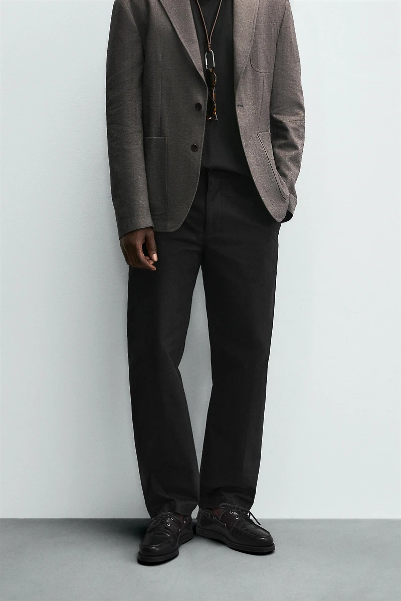 STRAIGHT FIT CHINO PANTS
