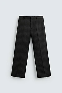 PINSTRIPE SUIT PANTS