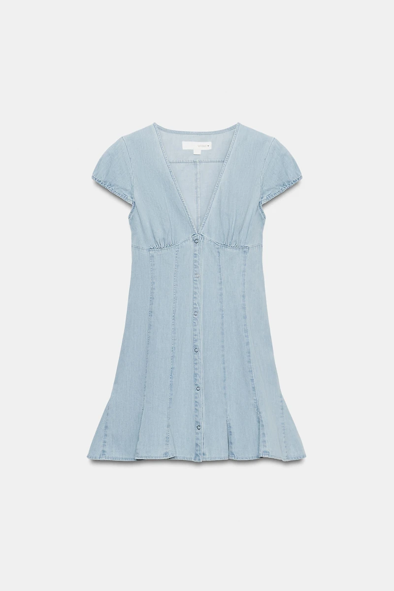 TRF DENIM MINI DRESS