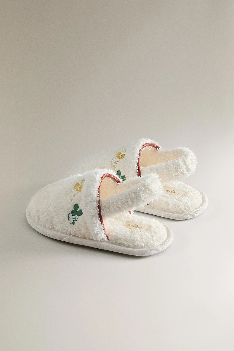 KIDS' MICKEY & MINNIE ©DISNEY BATH TOWEL SLIPPERS