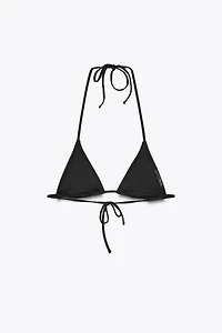 RHINESTONE TRIANGLE BIKINI TOP