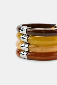 PACK OF 4 ARTICULATED BRACELETS