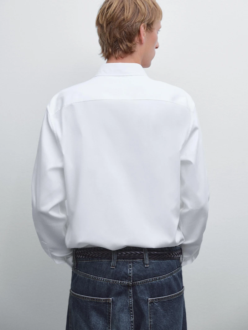 Chemise texturée regular fit