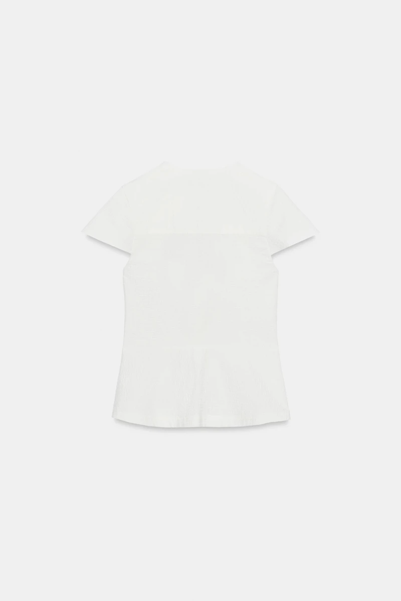 BOW CUT-OUT TOP