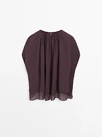 Short double-layer cape