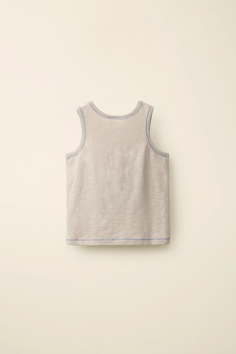 TOPSTITCHED T-SHIRT CREATED BY CARAMEL LONDON X ZARA
