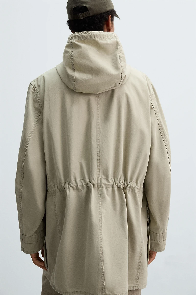 SHORT COTTON PARKA