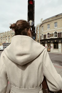 SOFT HOODIE COAT