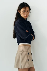 BUTTONED SKORT
