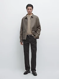 Short jacket with pocket details