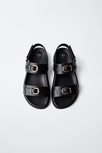 BUCKLED SANDALS