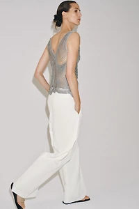 ZW COLLECTION PLEATED WIDE LEG PANTS