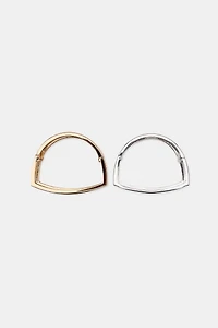 2-PACK METAL BRACELETS