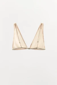 POINTELLE TRIANGLE BRA