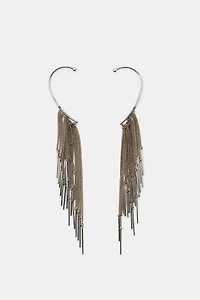 CHAIN CASCADE EAR CUFF EARRINGS