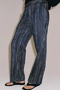 PANTALON À RAYURES ZW COLLECTION