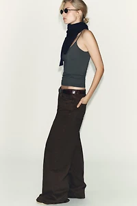 FINE STRAP POLYAMIDE T-SHIRT