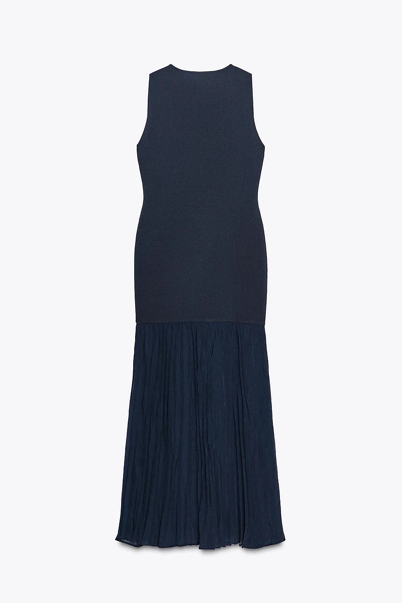COMBINATION KNIT DRESS
