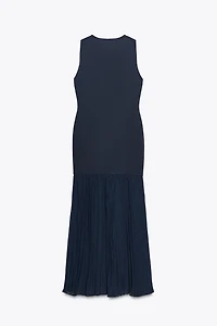 COMBINATION KNIT DRESS