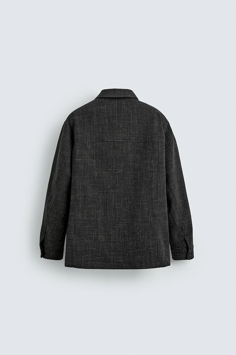 WAFFLE WEAVE RELAXED FIT BLAZER