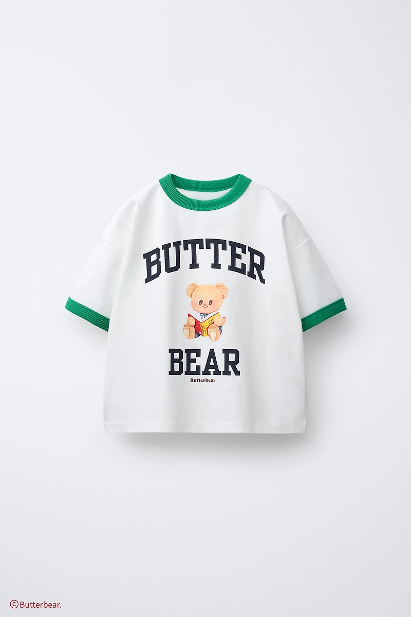 T-SHIRT DÉTAIL LISERÉS BUTTERBEAR ©