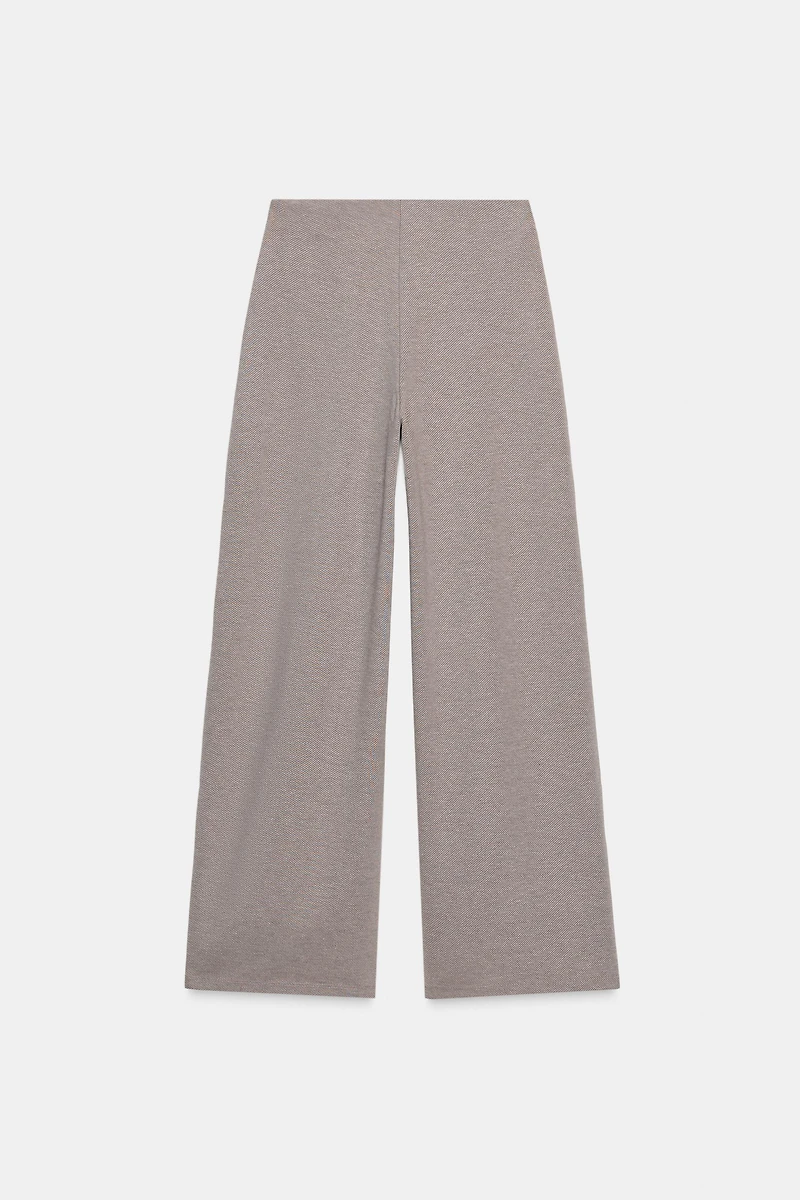 BUTTONED TWILL PANTS