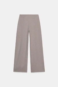 BUTTONED TWILL PANTS