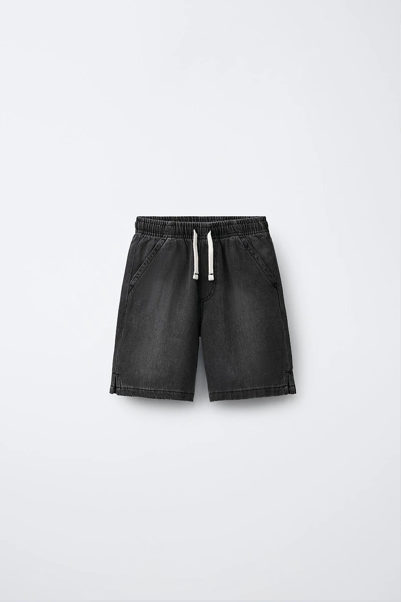 BERMUDA EN JEAN LOOSE