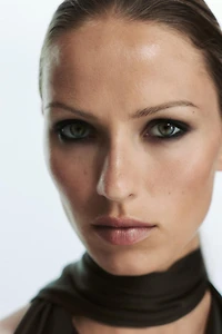 TOP SATINÉ À FRANGES