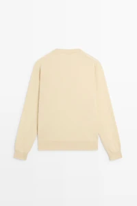 100% cashmere knit sweater