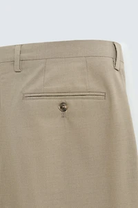 TEXTURED SUIT PANTS
