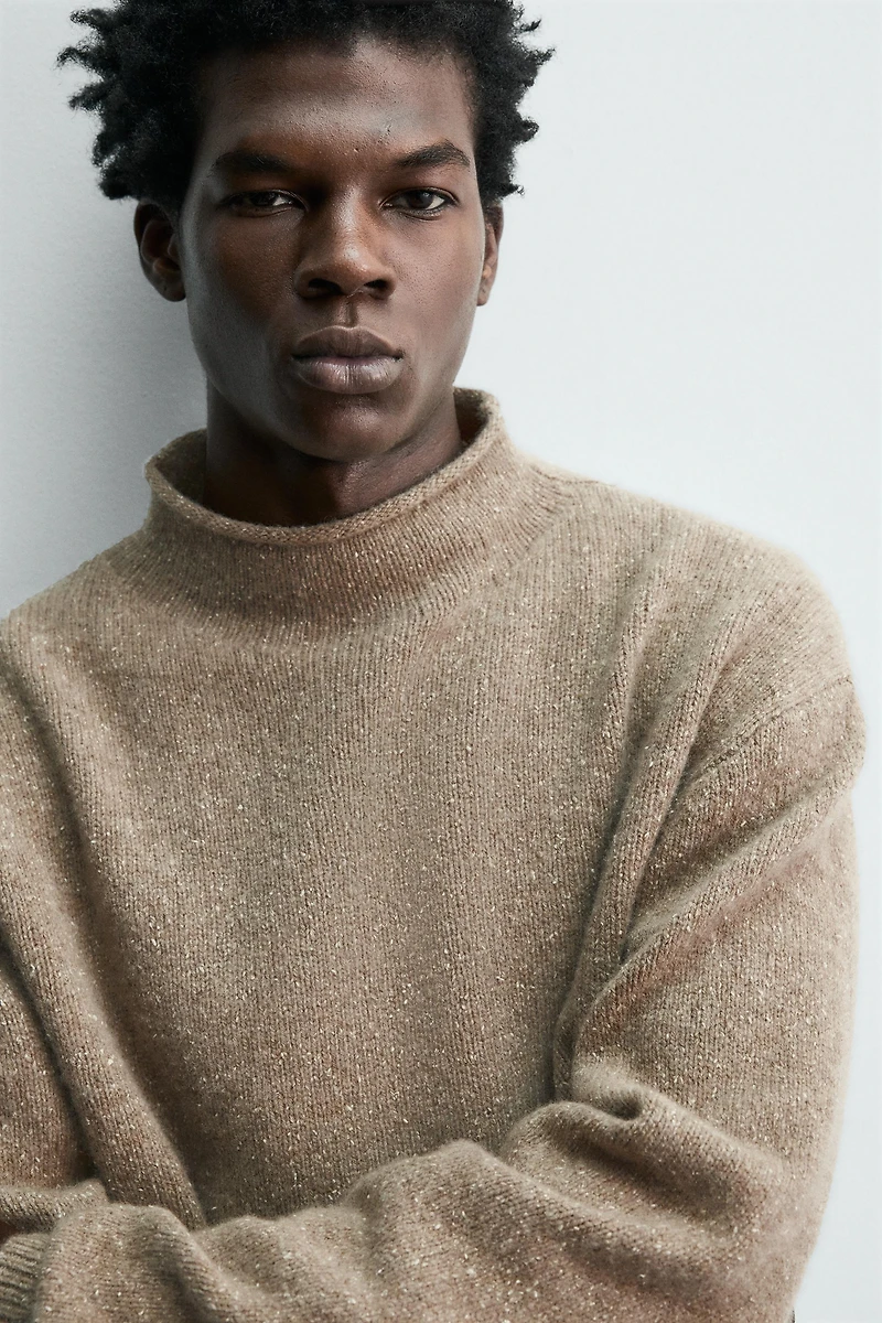 WOOL - SILK BOTTONATO SWEATER
