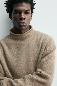 WOOL - SILK BOTTONATO SWEATER