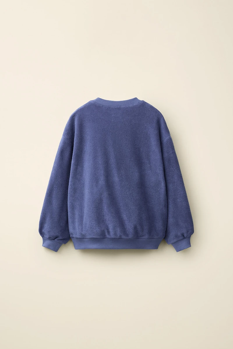 TERRYCLOTH SWEATSHIRT CREATED BY CARAMEL LONDON X ZARA