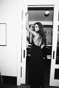 LONG OPEN-BACK DRESS