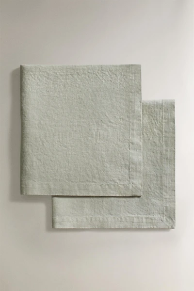 FADED LINEN NAPKIN PACK (PACK OF 2)